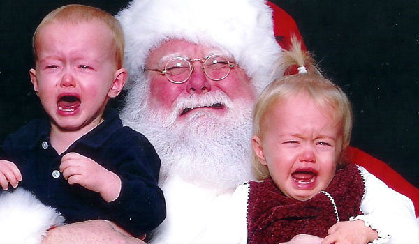 Resultado de imagem para papai noel chorando
