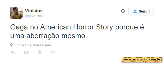 Melhores comentários sobre Lady Gaga em American Horror Story