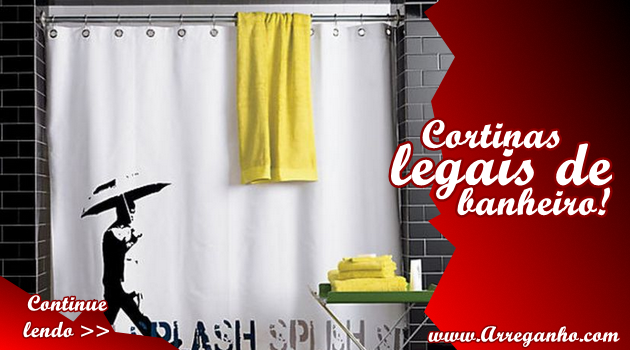 Cortinas Legais de Banheiro!