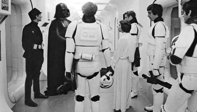 Fotos Curiosas das Filmagens de Star Wars, em 1977