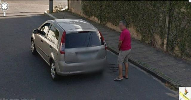 Flagras inusitados registrados pelo Google Street View