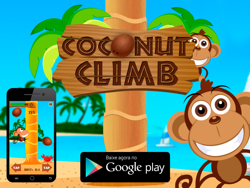 Conheça o Coconut Climb, o jogo para celular mais viciante que Flappy Bird