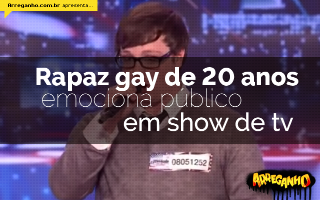 Rapaz gay de 20 anos emociona público em show de tv