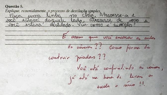 9 Provas de pessoas que com certeza não passariam no ENEM!