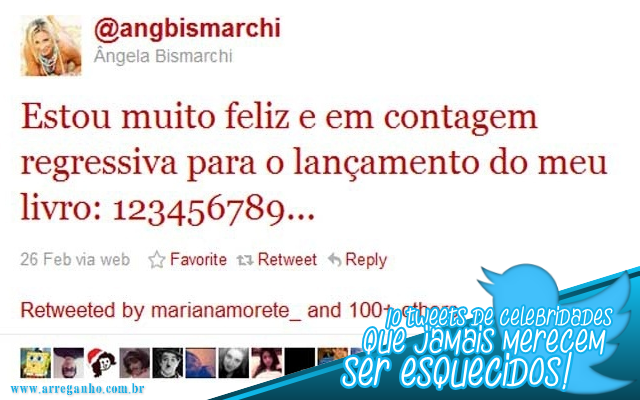 10 Tweets de celebridades que jamais devem ser esquecidos!