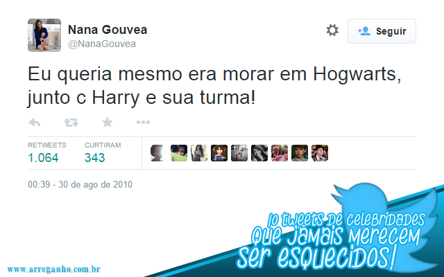 10 Tweets de celebridades que jamais devem ser esquecidos!
