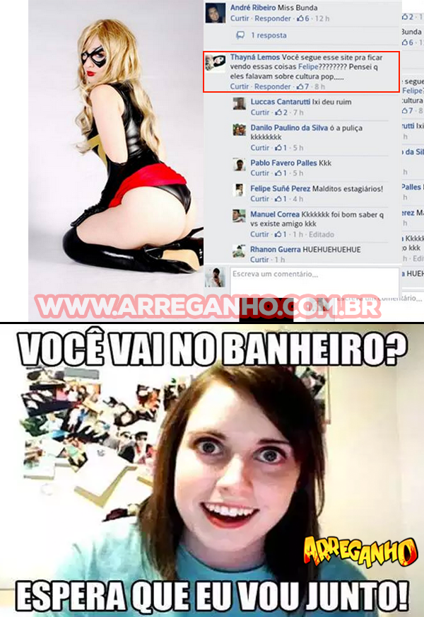 Aquele momento em que você é pego no flagra