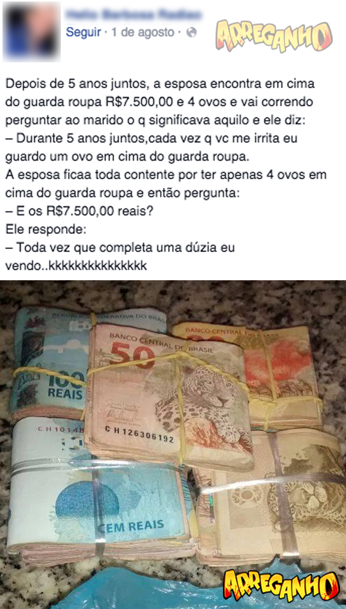 É, os homens quase sempre tem razão...