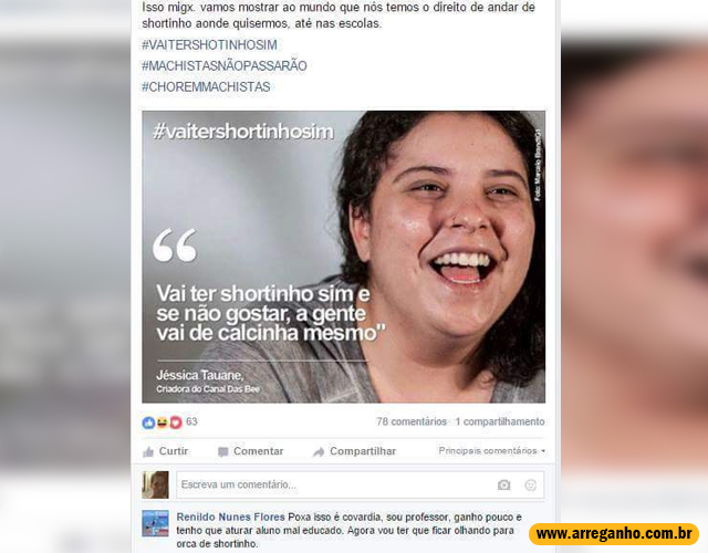 vai ter shortinho sim