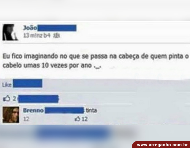 É tão óbvio, como você não sabe?