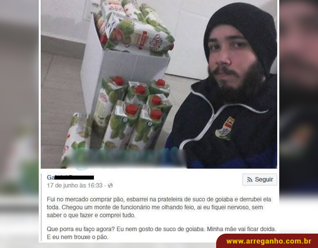 Sem pão e sem goiaba