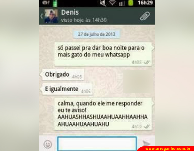 Trollando no whatsapp