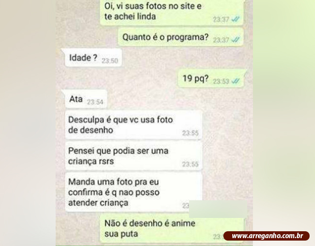Quando falam mal de algo que você gosta