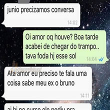 Namorada traíra