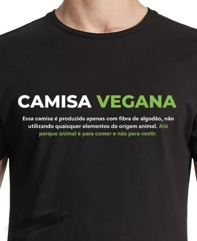 Camiseta vegana