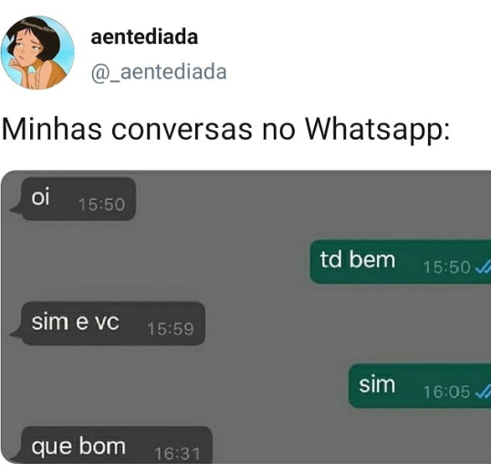 Minhas conversas no Whatsapp