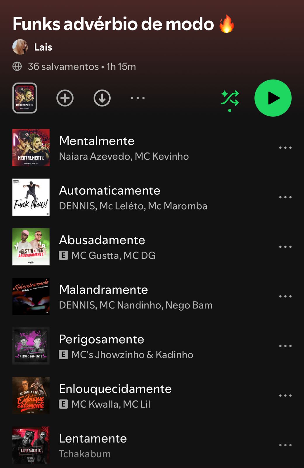 Funks advérbio de modo